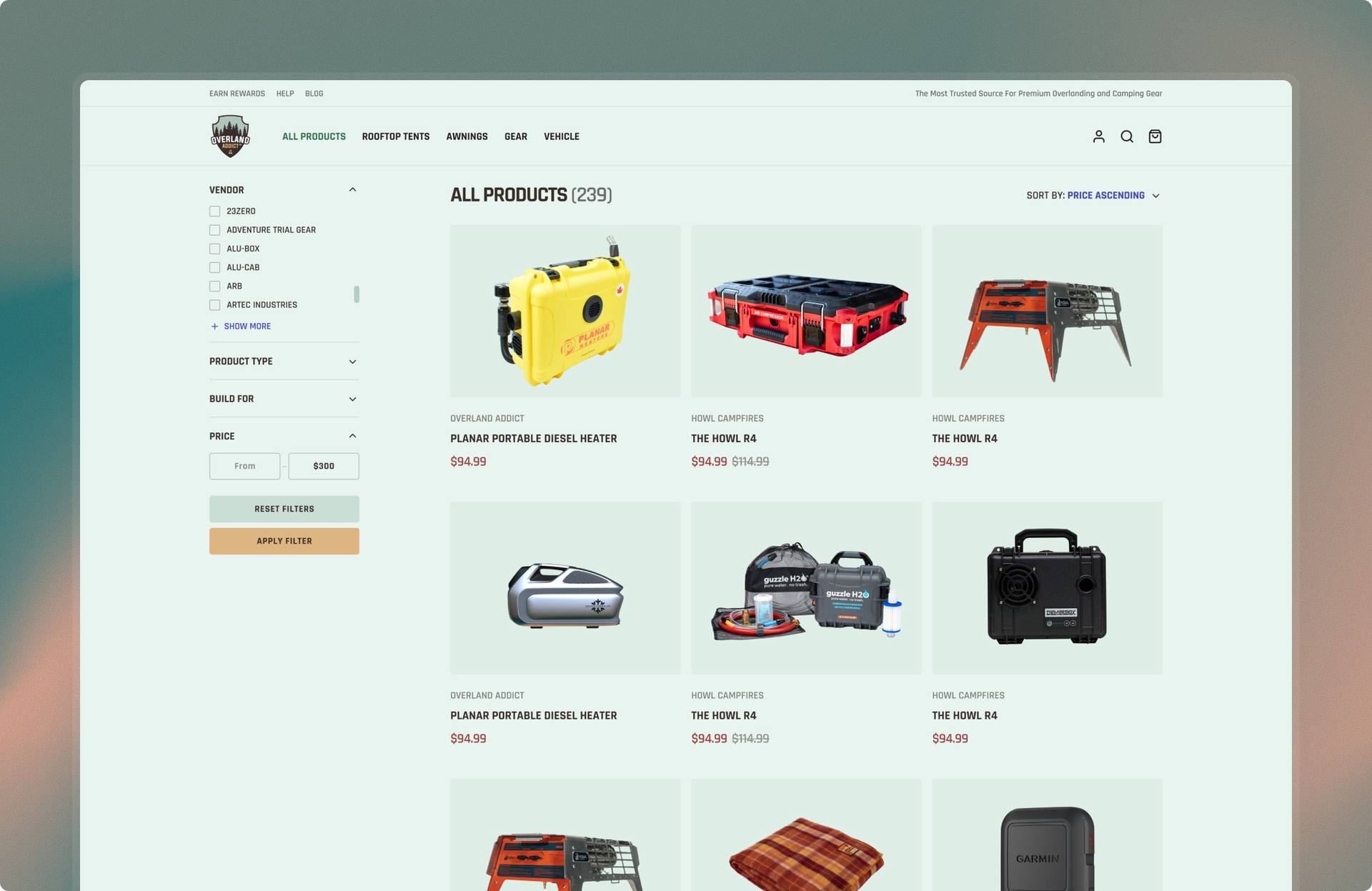 Overland Addicts' Category Page