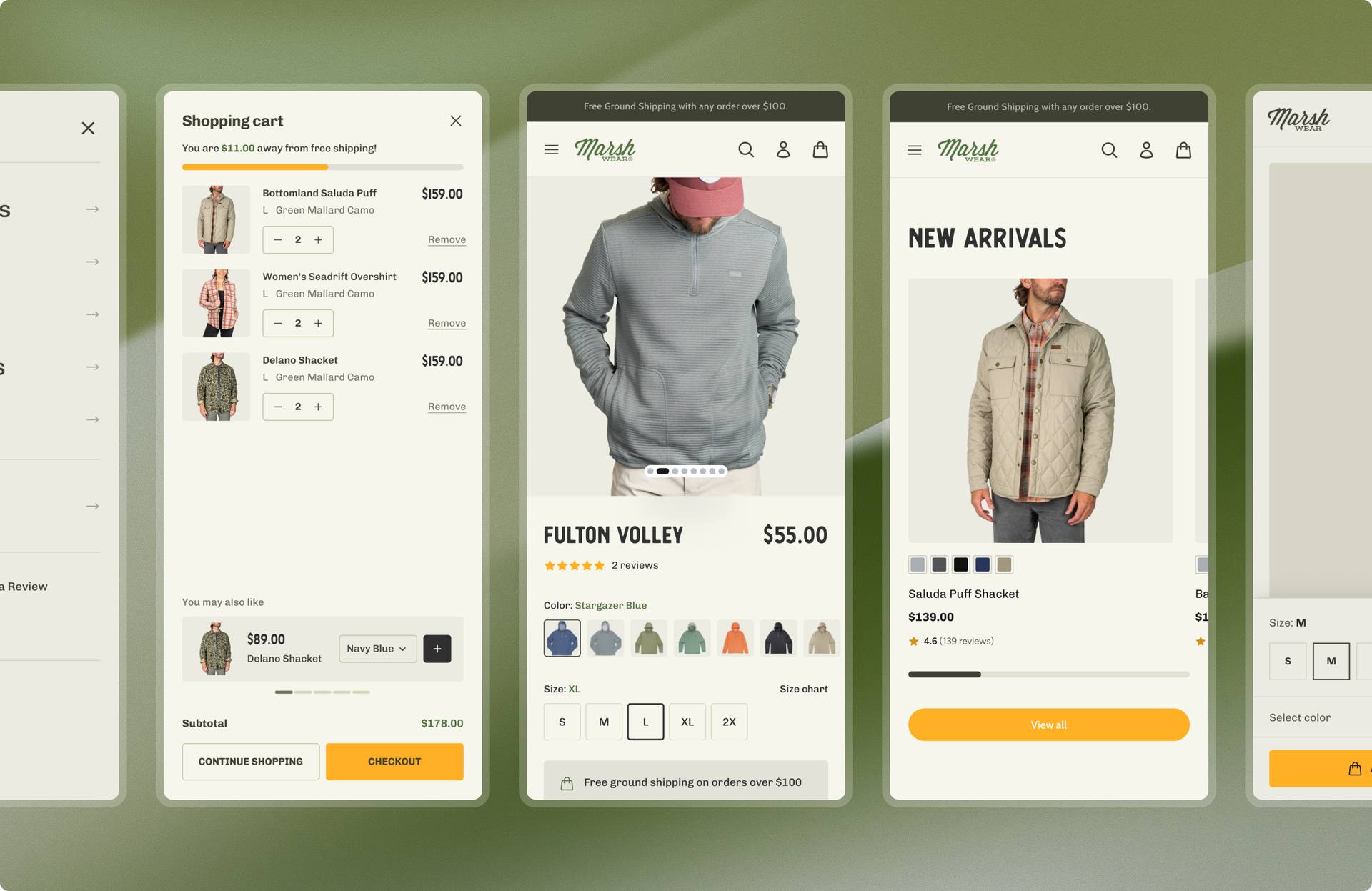 Experiments created for marshwear clothing