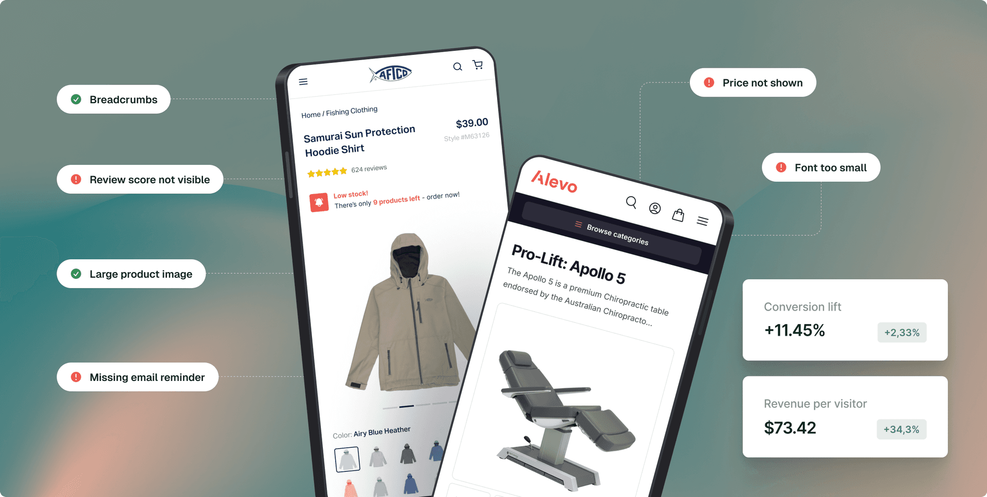 Modern design for headless stores with optimization results