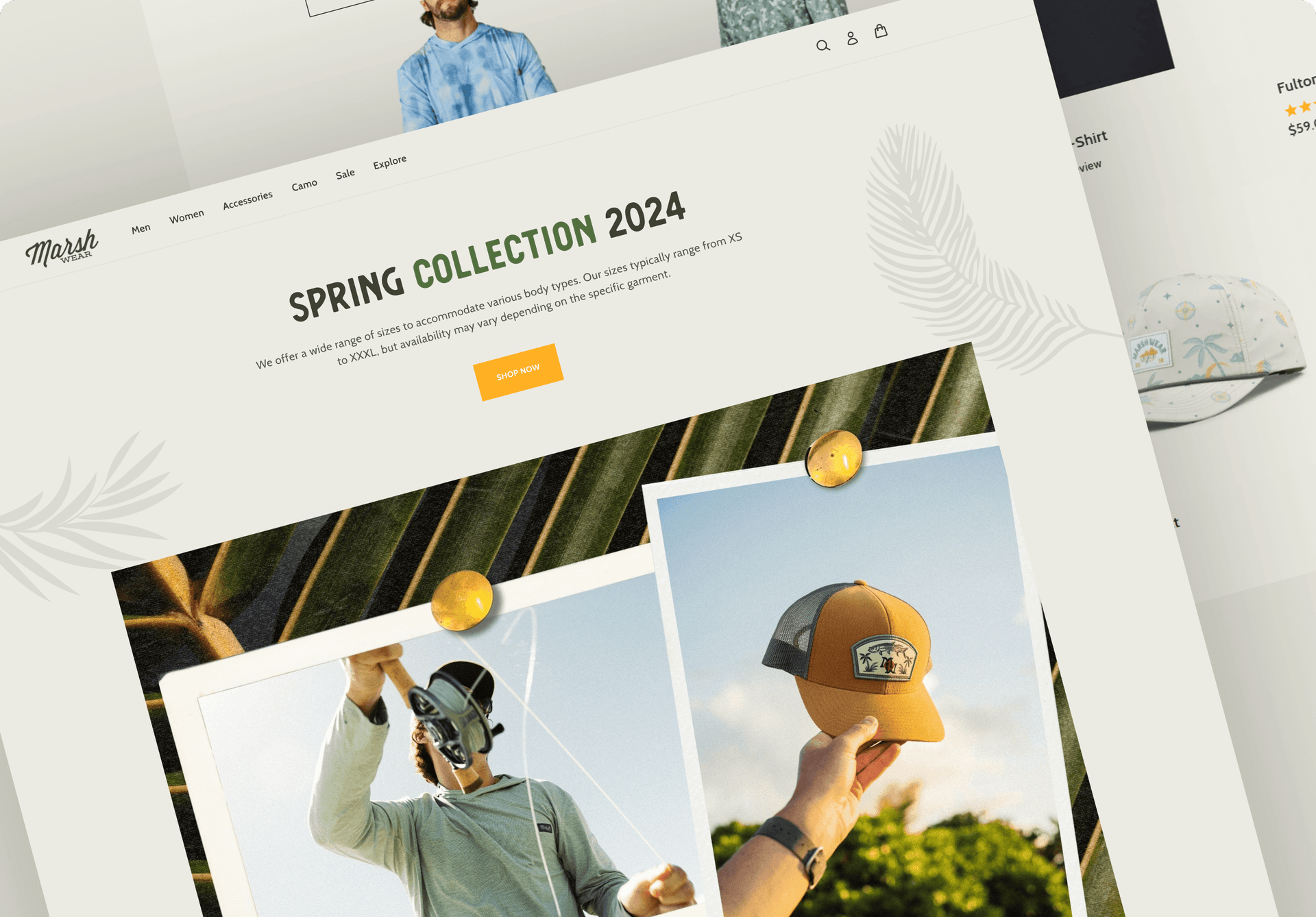 Marshwear Spring Collection Screenshot