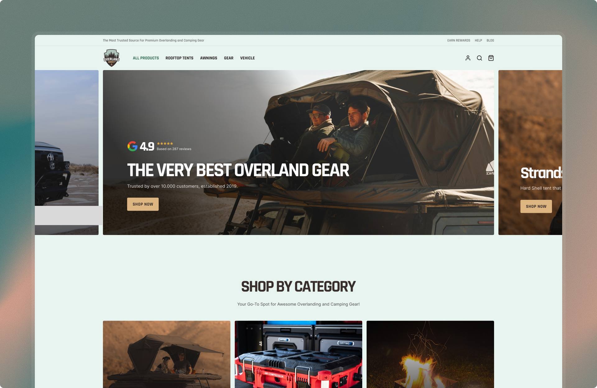 Overland Addict new home page