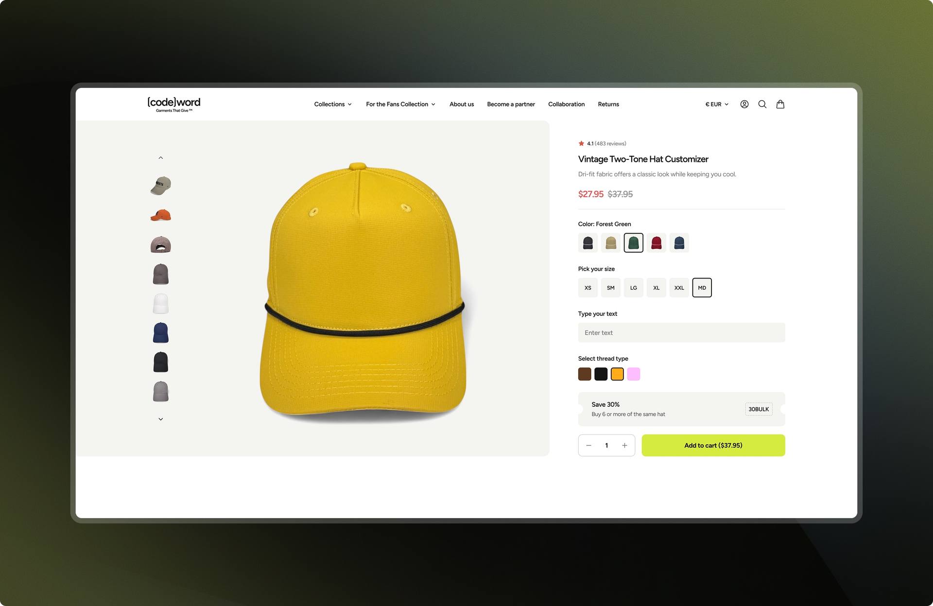 CodeWord Configurations